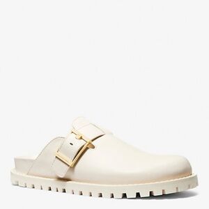 38. NIB Michael Michael Kors Easton Leather Clog 7.5